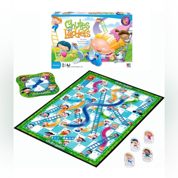 Chutes and Ladders The Classic Up and Down Game for Preschoolers - Picture 3 of 6